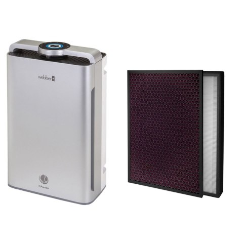 Oczyszczacz powietrza WEBBER AP9700 WI-FI srebrny Oczyszczacz powietrza WEBBER AP9700 WI-FI srebrny