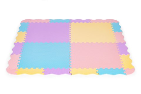 Mata piankowa kolorowa dla dzieci z płotkiem 141,5x141,5 cm 24 el. IPLAY Mata piankowa kolorowa dla dzieci z płotkiem 141,5x141,5 cm 24 el. IPLAY