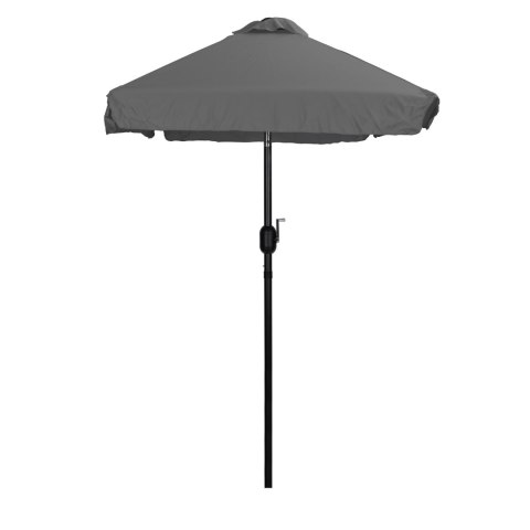 Prostokątny duży parasol ogrodowy skośny łamany z korbą szary 200x140 cm MultiGarden Prostokątny duży parasol ogrodowy skośny łamany z korbą szary 200x140 cm MultiGarden