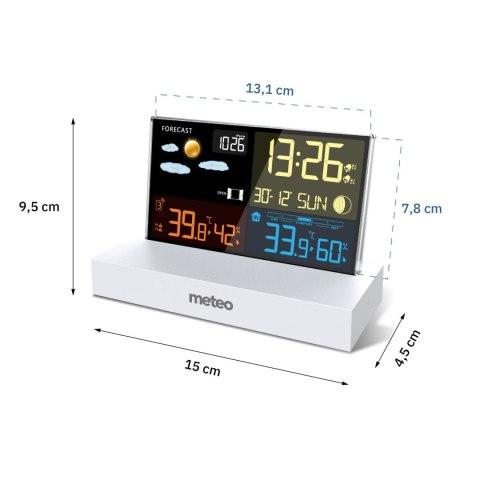 Stacja pogodowa METEO SP110B z DCF biała Stacja pogodowa METEO SP110B z DCF biała