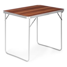 Stolik turystyczny stół piknikowy składany blat 80x60 cm brązowy MultiGarden