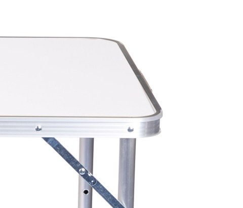 Stolik turystyczny stół składany kemping biały blat 120x60 cm MultiGarden Stolik turystyczny stół składany kemping biały blat 120x60 cm MultiGarden