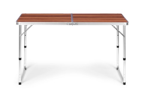 Stolik turystyczny stół składany kemping brązowy blat 120x60 cm MultiGarden Stolik turystyczny stół składany kemping brązowy blat 120x60 cm MultiGarden