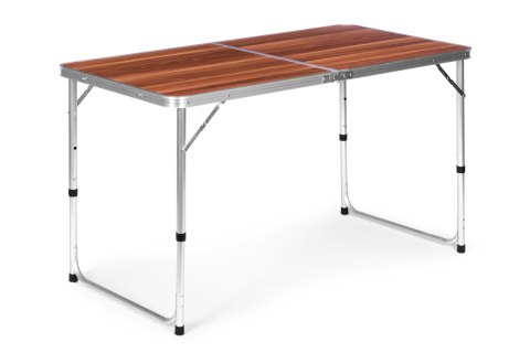 Stolik turystyczny stół składany kemping brązowy blat 120x60 cm MultiGarden Stolik turystyczny stół składany kemping brązowy blat 120x60 cm MultiGarden