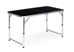 Stolik turystyczny stół składany kemping czarny blat 120x60 cm MultiGarden