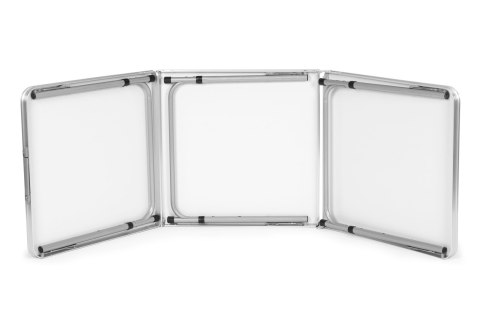Stolik turystyczny stół składany kemping czarny blat 180x60 cm MultiGarden Stolik turystyczny stół składany kemping czarny blat 180x60 cm MultiGarden