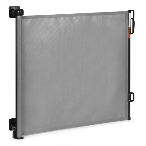 Bramka barierka roleta 150 cm ochronna zabezpieczająca na schody i drzwi - szara ECOTOYS Bramka barierka roleta 150 cm ochronna zabezpieczająca na schody i drzwi - szara ECOTOYS