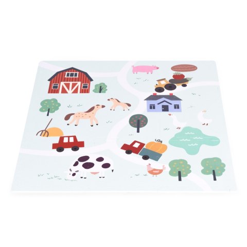 Duża mata piankowa EVA dla dzieci Farma 90,5x90,5 cm 21 el. ECOTOYS Duża mata piankowa EVA dla dzieci Farma 90,5x90,5 cm 21 el. ECOTOYS