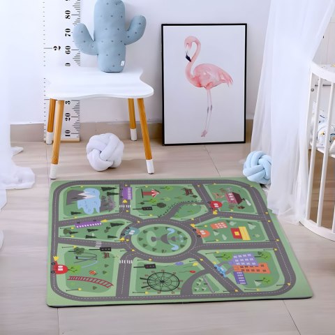Duża mata piankowa EVA dla dzieci Miasto 90,5x90,5 cm 21 el. ECOTOYS Duża mata piankowa EVA dla dzieci Miasto 90,5x90,5 cm 21 el. ECOTOYS