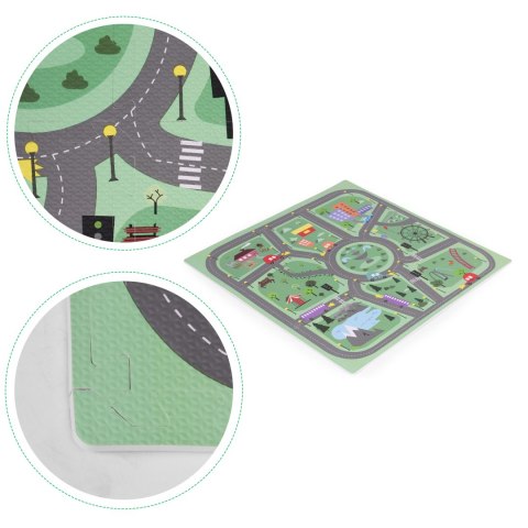 Duża mata piankowa EVA dla dzieci Miasto 90,5x90,5 cm 21 el. ECOTOYS Duża mata piankowa EVA dla dzieci Miasto 90,5x90,5 cm 21 el. ECOTOYS