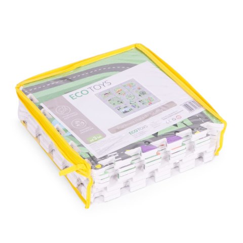 Duża mata piankowa EVA dla dzieci Miasto 90,5x90,5 cm 21 el. ECOTOYS Duża mata piankowa EVA dla dzieci Miasto 90,5x90,5 cm 21 el. ECOTOYS