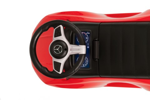 Jeździk autko Mercedes C CLASS interaktywna kierownica dźwięki czerwony Jeździk autko Mercedes C CLASS interaktywna kierownica dźwięki czerwony
