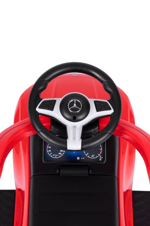 Jeździk pchacz autko Mercedes C CLASS interaktywna kierownica prowadnik czerwony Jeździk pchacz autko Mercedes C CLASS interaktywna kierownica prowadnik czerwony