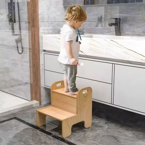Pomocnik kuchenny kitchen helper schodki dla dzieci sklejka ECOTOYS Pomocnik kuchenny kitchen helper schodki dla dzieci sklejka ECOTOYS