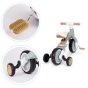 Rower rowerek biegowy z pedałami - treningowy kółka boczne 3w1 zielony ECOTOYS