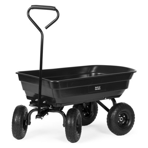 Wózek transportowy ogrodowy taczka wywrotka 75L 200 kg duże pompowane koła MultiGarden Wózek transportowy ogrodowy taczka wywrotka 75L 200 kg duże pompowane koła MultiGarden