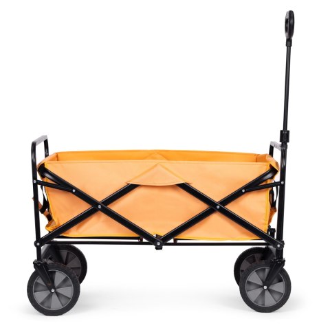 Wózek transportowy składany duży wózek ogrodowy plażowy pomarańczowy 47x105 cm MultiGarden Wózek transportowy składany duży wózek ogrodowy plażowy pomarańczowy 47x105 cm MultiGarden