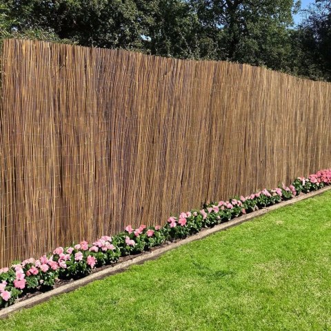 Dwustronna mata bambusowa 150x300 cm na balkon taras ogrodzenie naturalna MultiGarden Dwustronna mata bambusowa 150x300 cm na balkon taras ogrodzenie naturalna MultiGarden