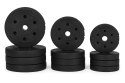 Hantle regulowane 2x10 kg sztanga zestaw 20 kg gryf