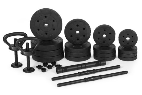 Hantle regulowane 2x20 kg sztanga zestaw 40 kg gryf kettlebell Hantle regulowane 2x20 kg sztanga zestaw 40 kg gryf kettlebell