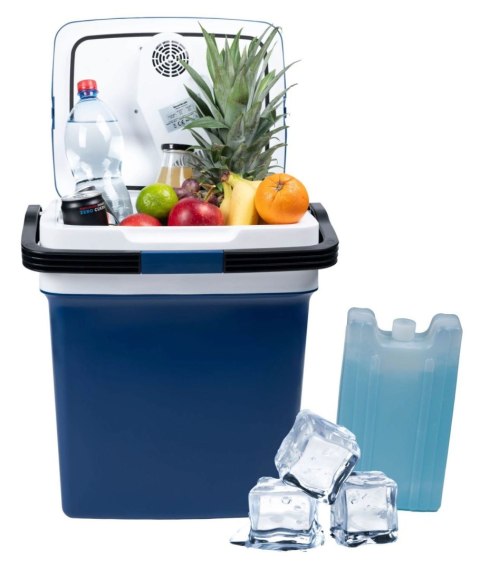 Lodówka turystyczna przenośna samochodowa 29L 220-240V DC12V funkcja grzania wkład gratis niebieska Lodówka turystyczna przenośna samochodowa 29L 220-240V DC12V funkcja grzania wkład gratis niebieska