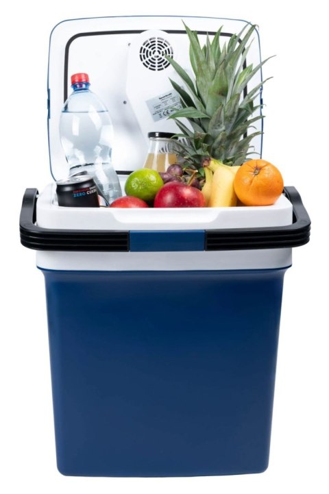 Lodówka turystyczna przenośna samochodowa 29L 220-240V DC12V funkcja grzania wkład gratis niebieska Lodówka turystyczna przenośna samochodowa 29L 220-240V DC12V funkcja grzania wkład gratis niebieska