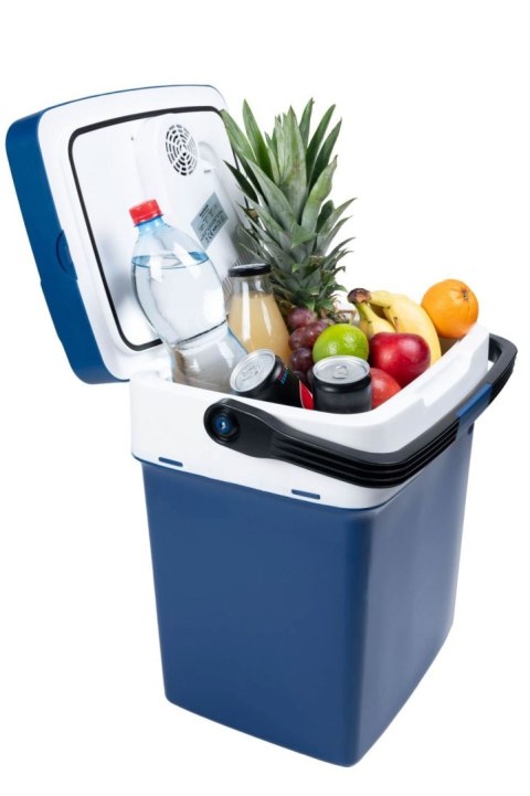 Lodówka turystyczna przenośna samochodowa 29L 220-240V DC12V funkcja grzania wkład gratis niebieska Lodówka turystyczna przenośna samochodowa 29L 220-240V DC12V funkcja grzania wkład gratis niebieska