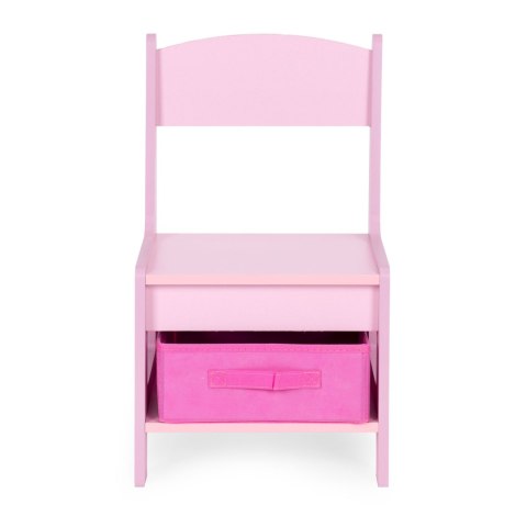 Zestaw mebli dla dzieci stolik + 2 krzesła tablica kredowa różowy ECOTOYS Zestaw mebli dla dzieci stolik + 2 krzesła tablica kredowa różowy ECOTOYS