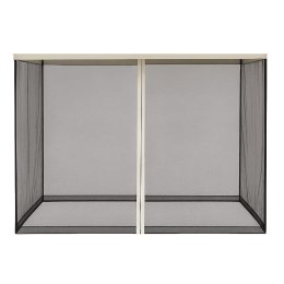 Moskitiera do pawilonu ogrodowego 3x3 m siatka z zamkami błyskawicznymi MultiGarden