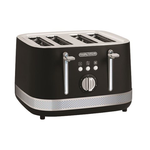 Toster Morphy Richards Illumination czarny 4 kromki Toster Morphy Richards Illumination czarny 4 kromki