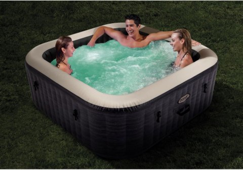 Nadmuchiwane jacuzzi kwadratowe hydromasaż 6 os. 196x71 cm akcesoria premium INTEX 28452 Nadmuchiwane jacuzzi kwadratowe hydromasaż 6 os. 196x71 cm akcesoria premium INTEX 28452