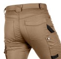 Spodnie robocze Mix&Match, Canvas, brązowe, rozmiar XXL