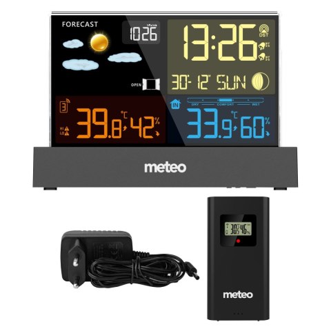 Stacja pogodowa METEO SP110C z DCF czarna Stacja pogodowa METEO SP110C z DCF czarna