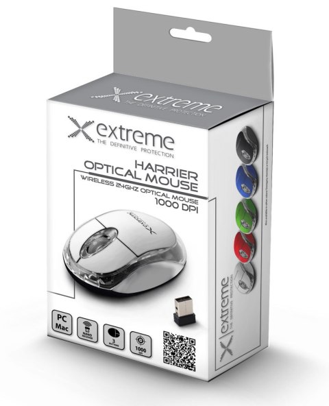 XM105W Extreme mysz bezprz. 2.4ghz 3d opt. usb harrier biała XM105W Extreme mysz bezprz. 2.4ghz 3d opt. usb harrier biała