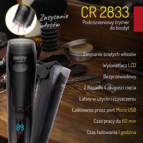 CR 2833 Podciśnieniowy trymer do brody CR 2833 Podciśnieniowy trymer do brody