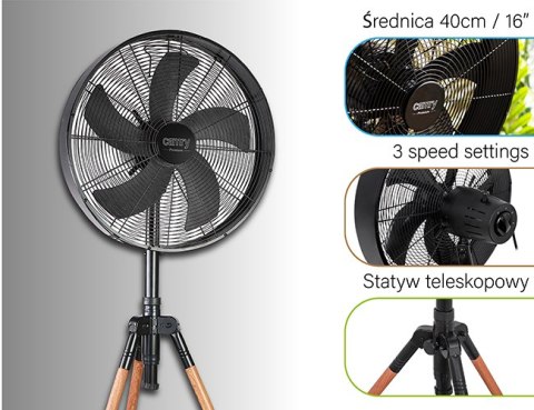 CR 7329 Wentylator na statywie loft 40cm / 16? CR 7329 Wentylator na statywie loft 40cm / 16?