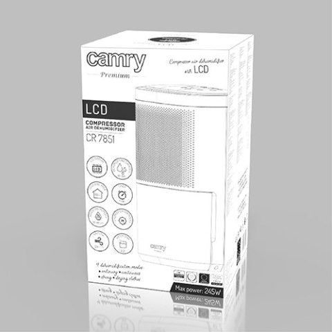 CR 7851 Osuszacz powietrza lcd kompresorowy CR 7851 Osuszacz powietrza lcd kompresorowy