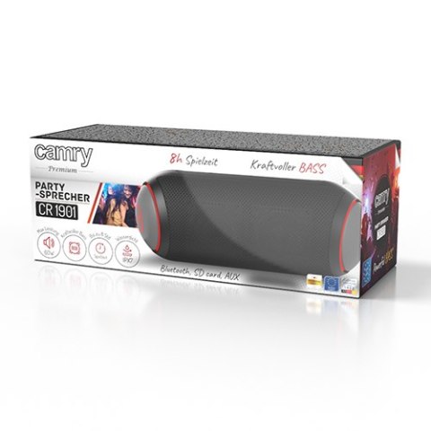 CR 1901 black Głośnik bezprzewodowy - bluetooth CR 1901 black Głośnik bezprzewodowy - bluetooth