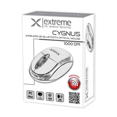 XM106W Extreme mysz bezprz. bluetooth 3d opt. cyngus biała XM106W Extreme mysz bezprz. bluetooth 3d opt. cyngus biała