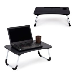 Podstawka pod laptopa stolik do łóżka 60x40 cm czarna ModernHome
