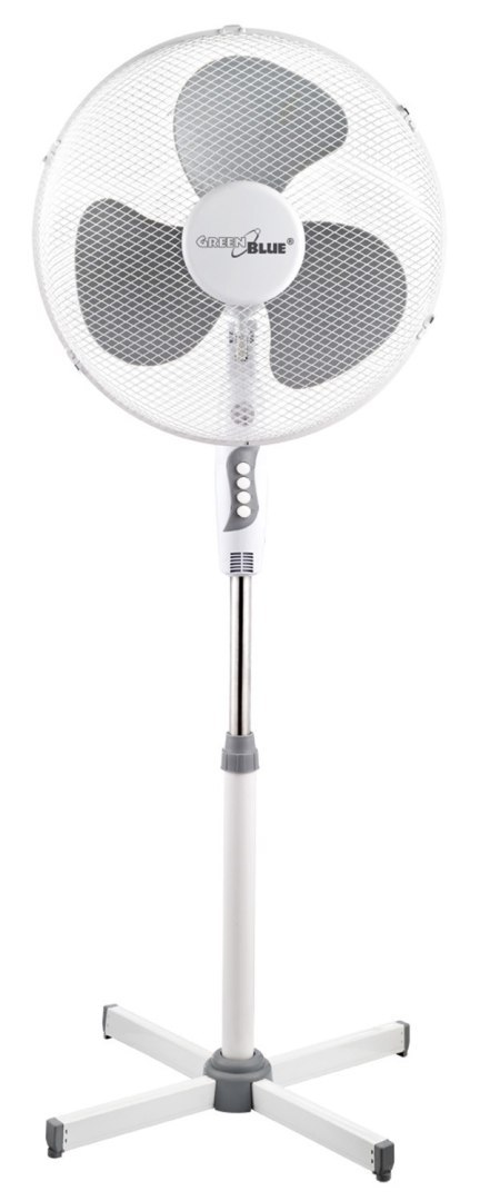 Wentylator podłogowy GreenBlue,40W, z 3 poziomami siły nawiewu, 1.20 m wysokości, 1,5m przewód, GB560 Wentylator podłogowy GreenBlue,40W, z 3 poziomami siły nawiewu, 1.20 m wysokości, 1,5m przewód, GB560