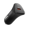 Spigen Essential EV301 - Ładowarka samochodowa USB-C PD 3.0 PPS 30W (Czarny)