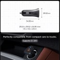 Spigen Essential EV301 - Ładowarka samochodowa USB-C PD 3.0 PPS 30W (Czarny)