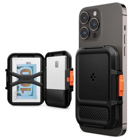 Spigen Lock Fit MagSafe - Portfel magnetyczny (Black) Spigen Lock Fit MagSafe - Portfel magnetyczny (Black)