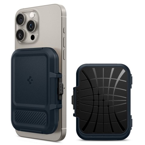 Spigen Lock Fit MagSafe - Portfel magnetyczny (Metal Slate) Spigen Lock Fit MagSafe - Portfel magnetyczny (Metal Slate)
