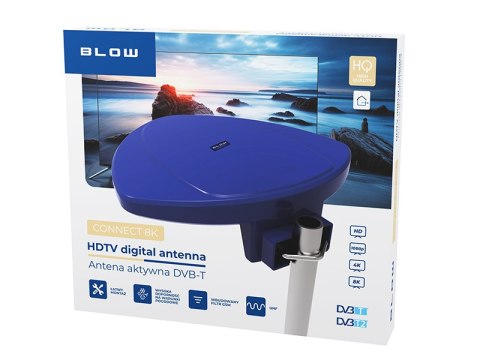 21-055# Antena dvb-t connect 8k aktywna zewnętrzna 21-055# Antena dvb-t connect 8k aktywna zewnętrzna