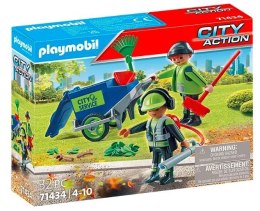 Zestaw z figurkami city action 71434 zespół sprzatający miasto