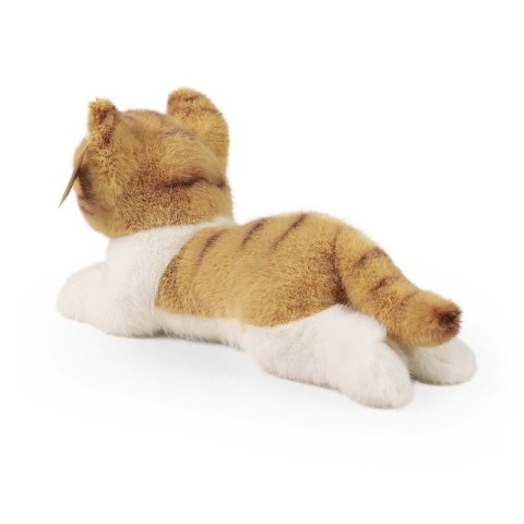 Rappa - Pluszowa realistyczna maskotka Kot brązowo-biały leżący 20 cm Eco-Friendly Rappa - Pluszowa realistyczna maskotka Kot brązowo-biały leżący 20 cm Eco-Friendly