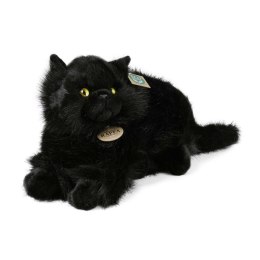 Rappa - Pluszowa realistyczna maskotka Kot czarny leżący 30 cm Eco-Friendly
