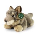 Rappa - Pluszowa realistyczna maskotka Wilk leżący 20 cm Eco-Friendly